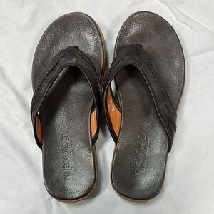 Shoes | Mens Reddish Brown Yoga Mat Flip Flops Slip On  display picture 2